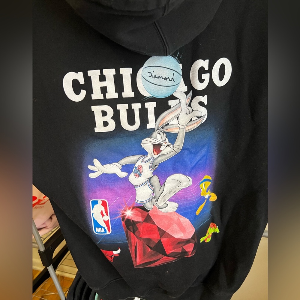 Diamond Supply Chicago Bulls Space Jam Hoodie
